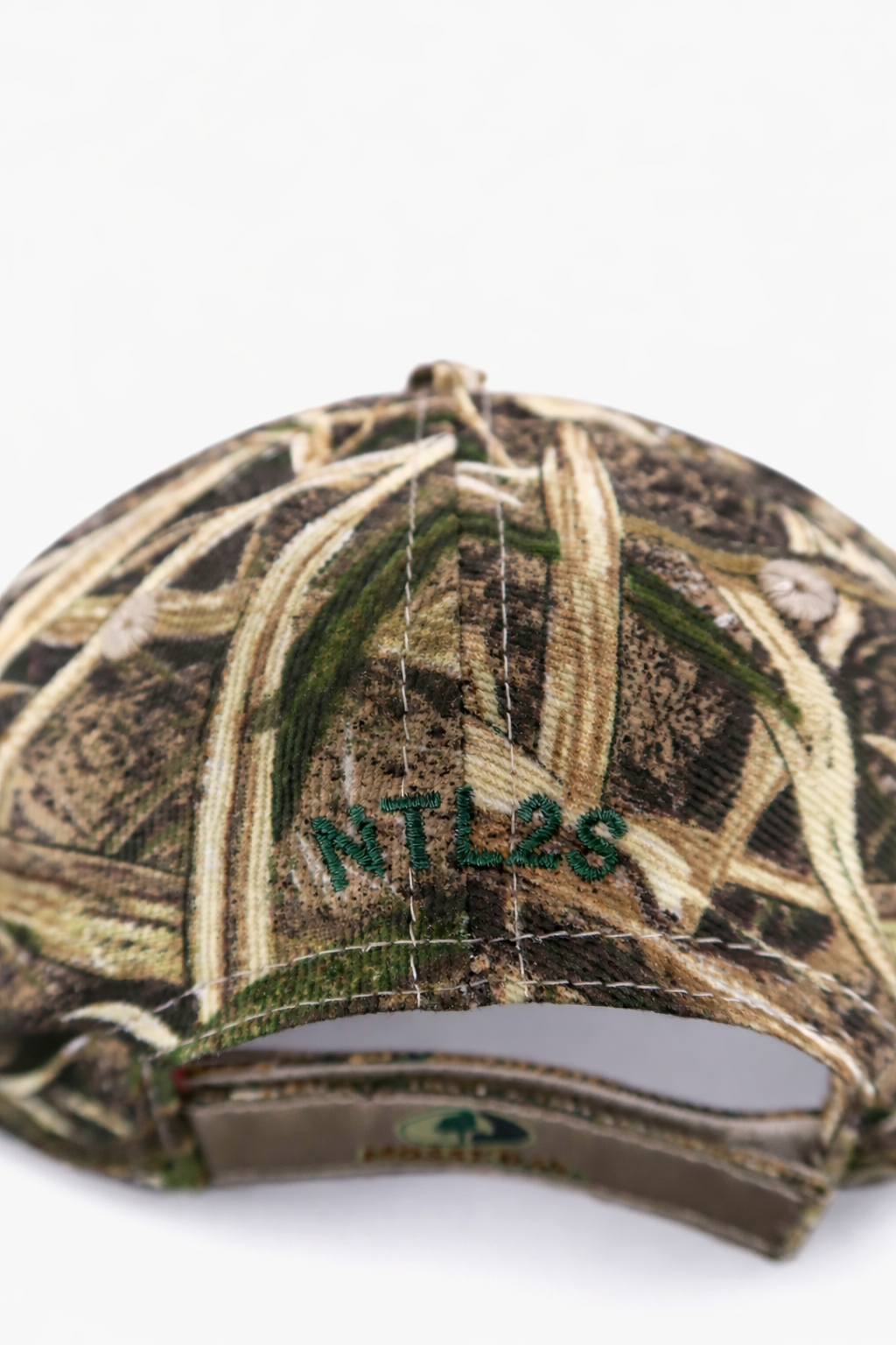 First Gen Cowgirl Camo Cap - Standard Logo in Olive on Shadow Blades